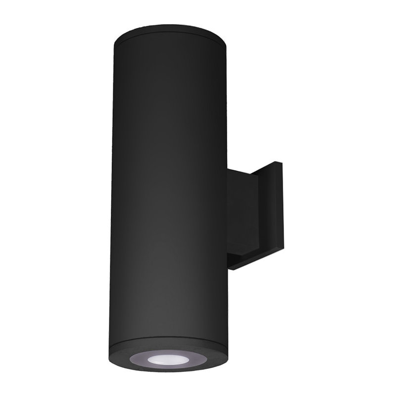 Tube Architectural LED Wall Light, 4000K, Black