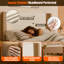 Lit plateforme tapissier moderne avec tête de lit à oreilles et veilleuse DEL intelligente sous le lit, similicuir-1902628755-1902628756