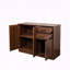 Buffet moderne en bois avec portes, tiroirs et tablettes réglables-873471390