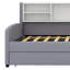  Lit plateforme tapissier simple avec rangement et tiroirs Lienke-106358448