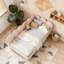 Lit de jour rembourré avec rangement-398043296