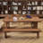 Brown Rectangular Solid Wood  desk-108066673