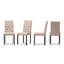 Chaise rembourrée Baxton Studio Andrew-2098169410