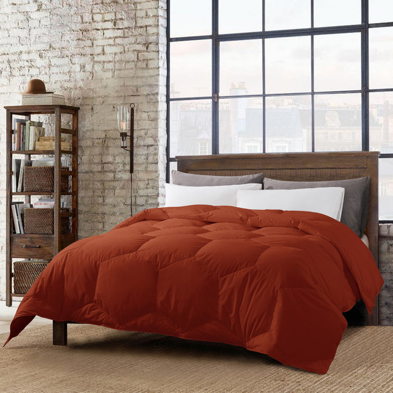 Édredon en duvet synthétique polyester toutes saisons, Simple, Olive