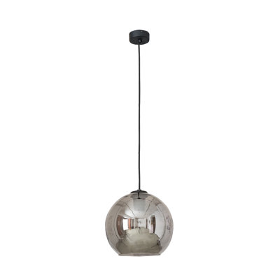 Penzance 1 - Light Black Single Pendant