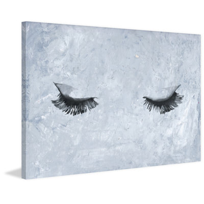 Pretty Lashes II - Wrapped Canvas Print
