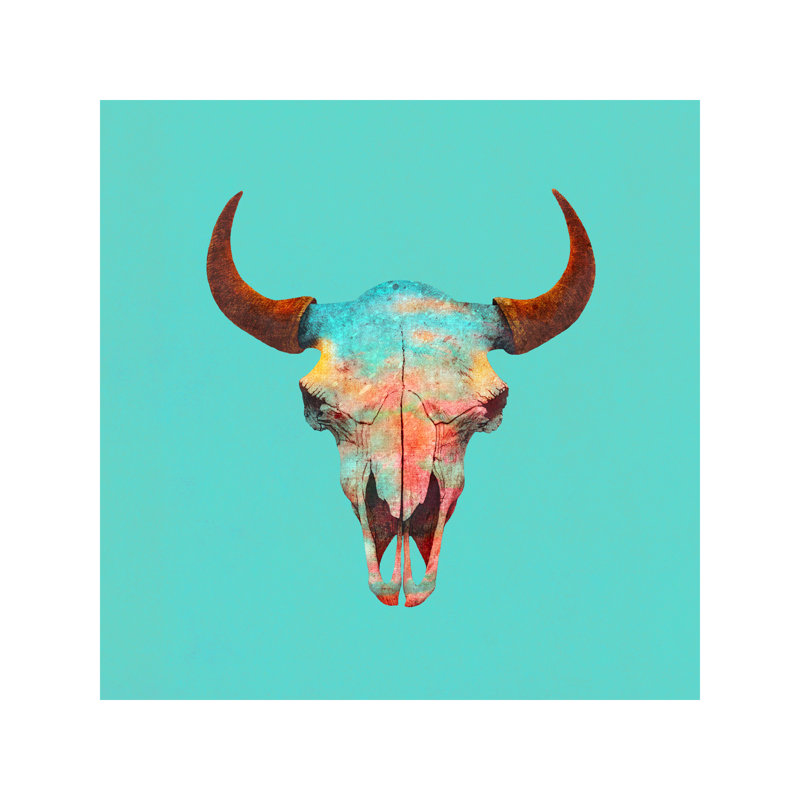 Turquoise Sky by Terry Fan - Wrapped Canvas Print, 45.72 cm H x 45.72 cm W x 1.91 cm D