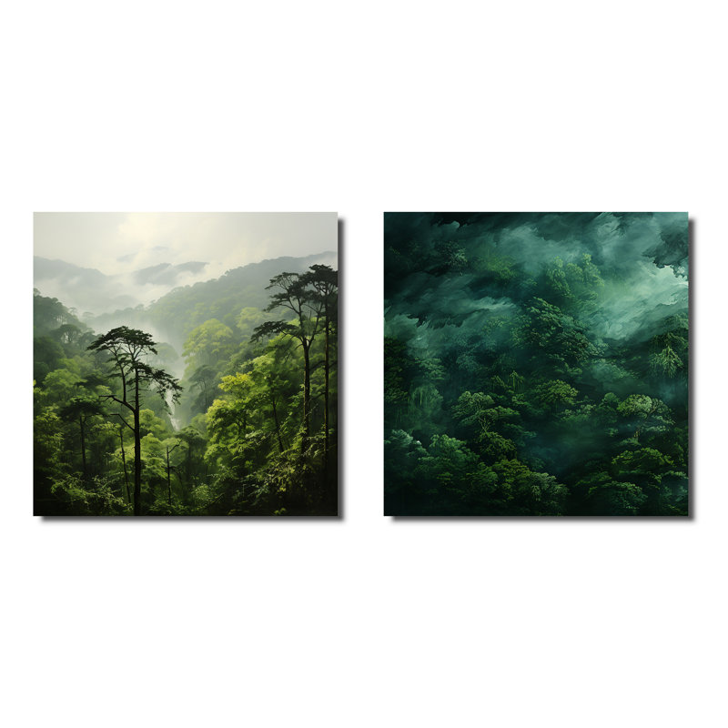 Rainforest Jungle Landscape I - Jungle, H 29 po x l 58 po