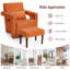 Laguer Faux Leather Armchair With Footstool-479042100