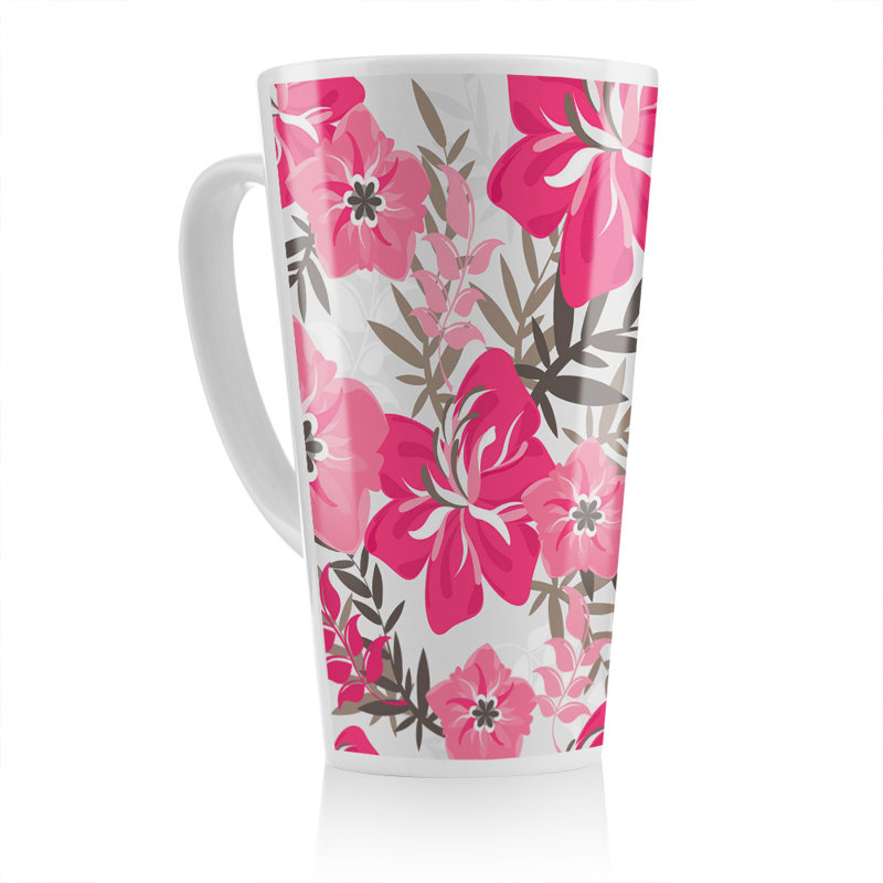 Floral Latte Mug