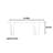 A retro rectangular semi-circular dining table-558401256