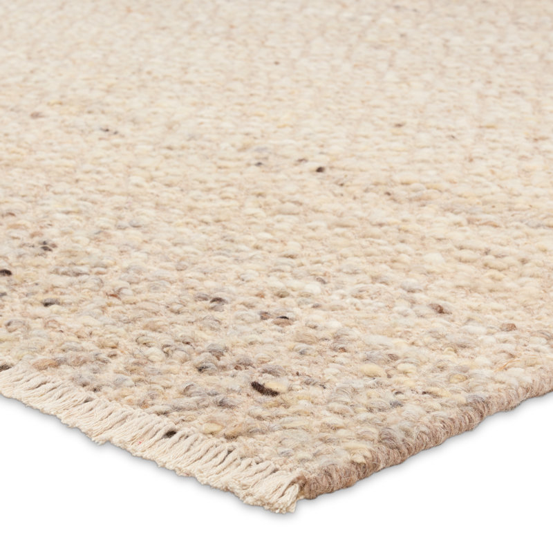 Jaipur Living Folade LEO08 Handmade Trellis Tan and Taupe Area Rug (5'x8'), Rectangle 5' x 8'