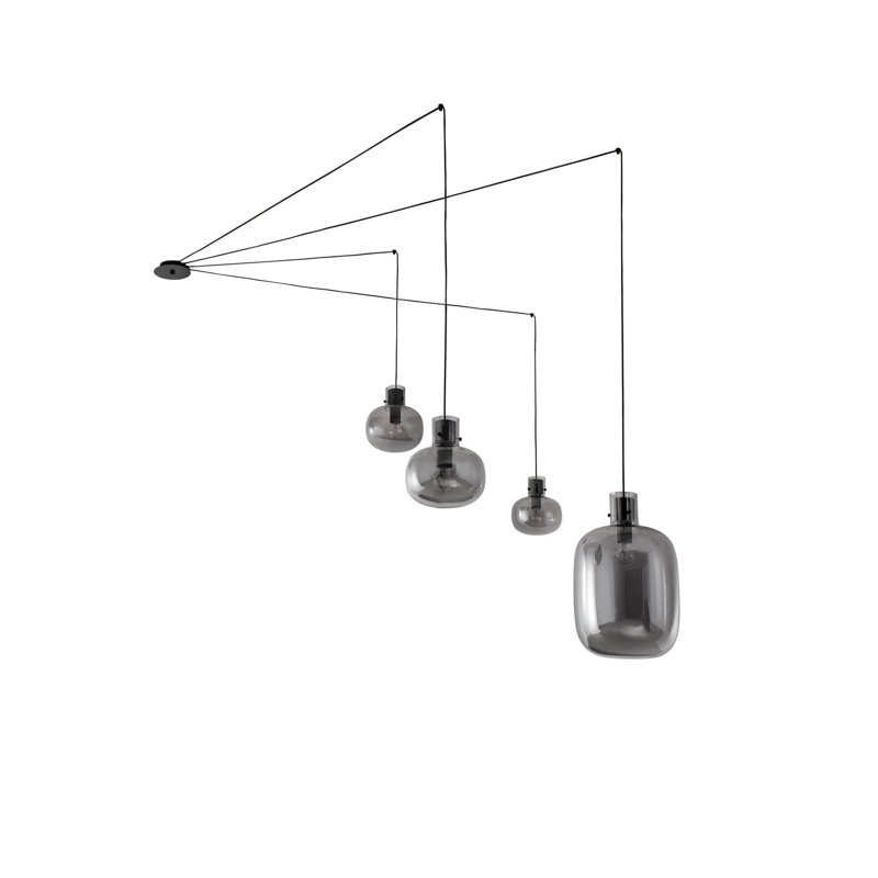 4 - Light Black Unique/Statement Pendant