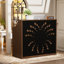 Bureau de réception de 46,5 pouces avec armoire de rangement
