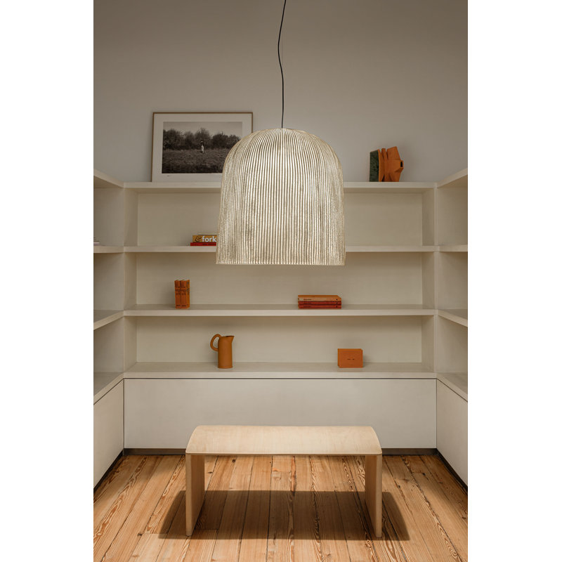 Onn Pendant, Yes, 26.4" H x 26" W x 26" D, White