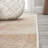 Coban Abstract Two-Tone Modern Orange/Beige/Cream Rug-69807382