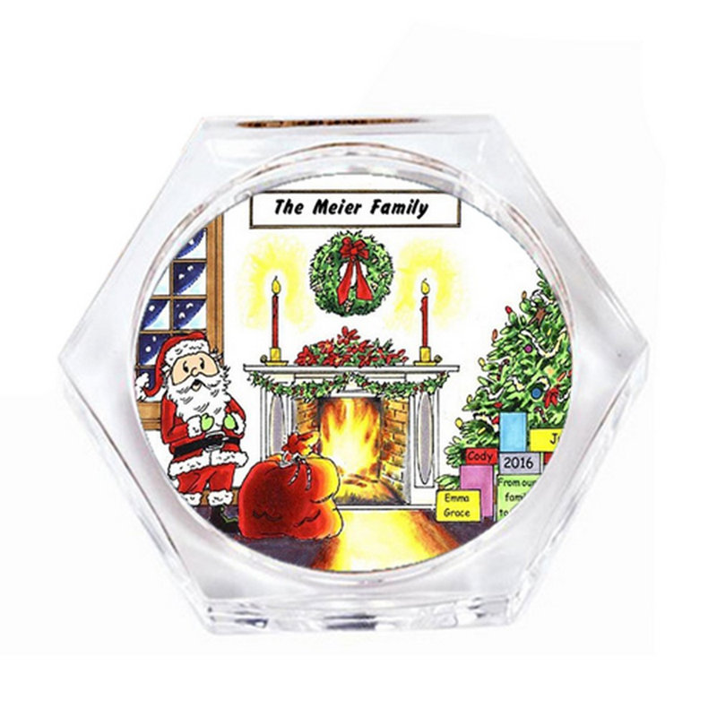 Ensemble de 4 sous-verres personnalisés, Oui