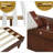  Acacia Aurora Premium Solid Wood Platform Bed Frame and High Headboard, Queen Bed Frame with Headboard Included, Mid Century Modern Bed Frame-82628788-82628789