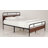 Milligan Metal Platform Bed Frame with Wood Headboard and Footboard-1021911301-1021911321