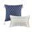 5 Piece Printed Seersucker Comforter Set With Throw Pillows Taupe/Blue Full/Queen-121790319-121790320