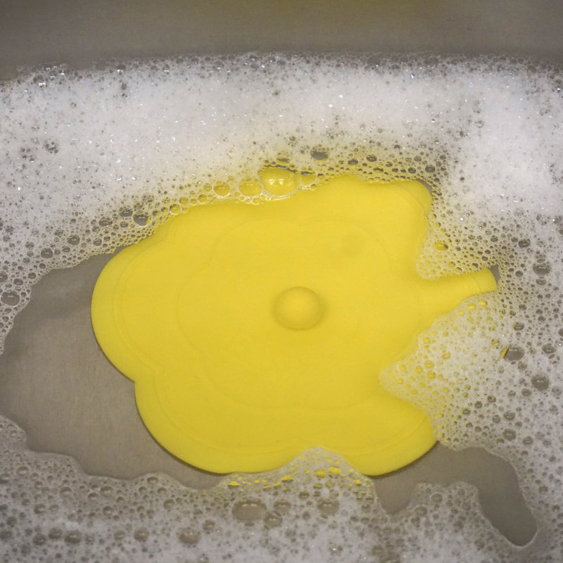 Bouchon en silicone, Jaune