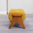 Solid Wood Chenille Upholstered Ottoman-1789589829