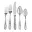 Cast Iron 5 - Piece Stainless Steel Flatware Set - Service for 1