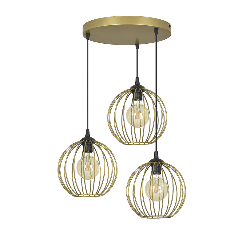 Kilpatrick 3 - Light Geometric Pendant, Black, Black