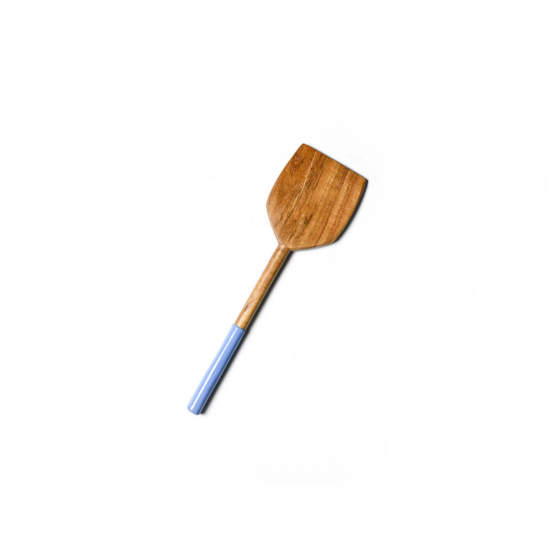 Spatule en bois bleue française, Bleu français
