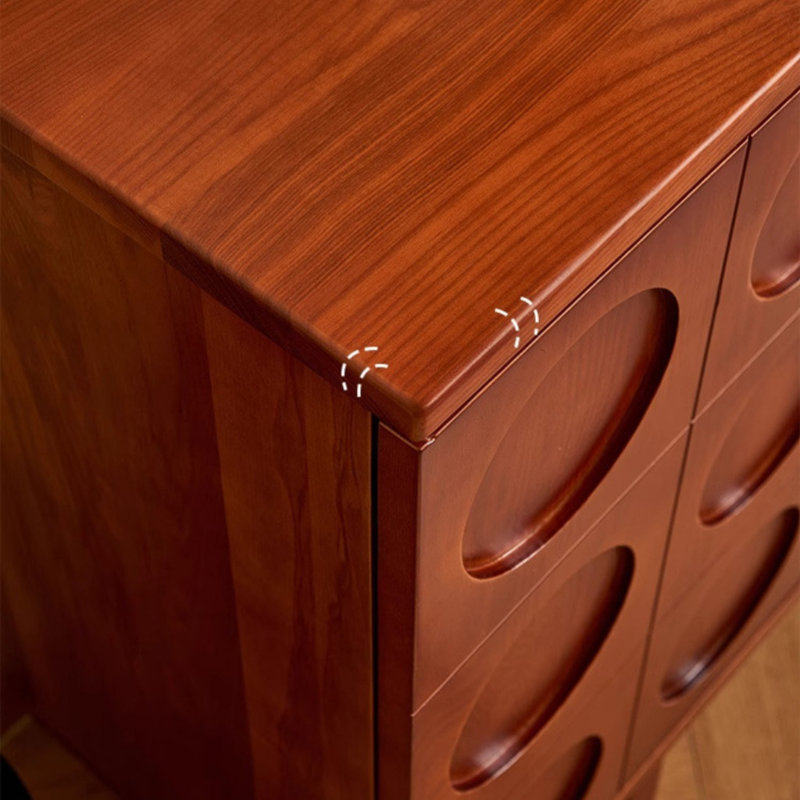 Retro Pastry Sideboard, Light Brown, 32.28" H x 70.87" W x 15.75" D