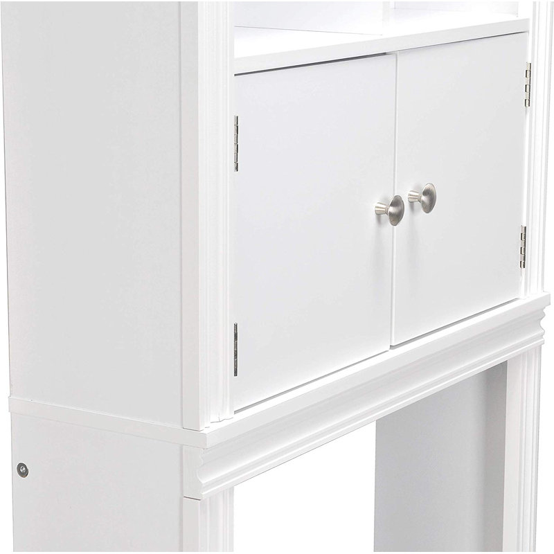 Rangement au-dessus de la toilette l 23,6 po x H 64,96 po x P 7,79 po Manistique, Blanc