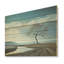 Minimalisme, paysage campagne - Art mural en bois campagne sur pin naturel-268305659