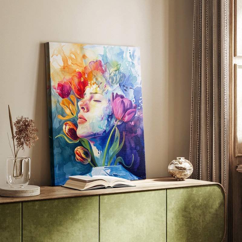 FLORAL Series DCCCX -Custom Wrapped Gallery Cavas