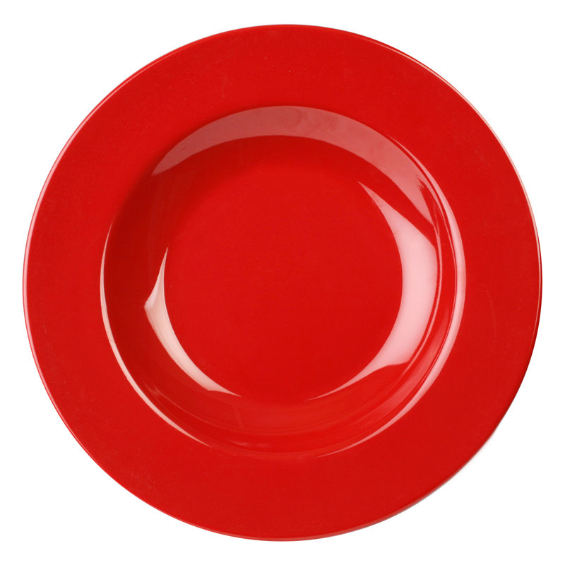 Bol à pâtes en mélamine 16 oz., Rouge