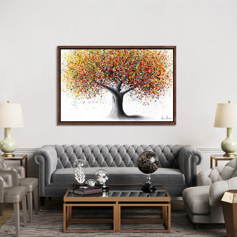 Peace Tree by Ashvin Harrison - Gallery-Wrapped Canvas Giclée on Canvas, Classic Wood Floater Frame, 152.5 cm H x 101.5 cm W