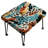 Wild Cheetah Print Multicolor - Abstract Rectangle Ottoman