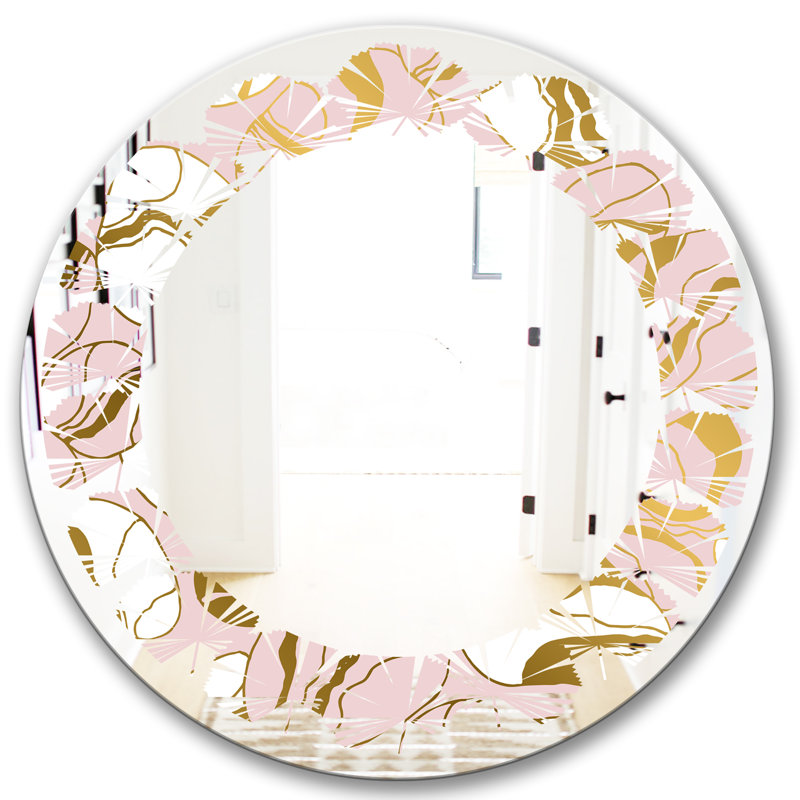 Miroir mural Marble II, H 23,6 po x l 23,6 po