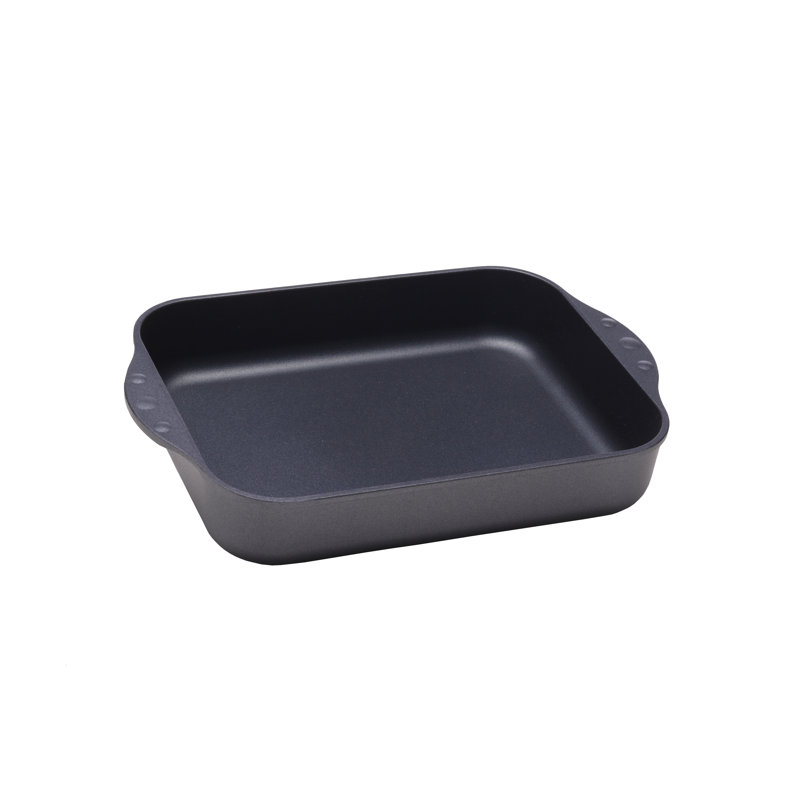 Non-Stick Aluminum Roasting Pan with Lid, 12.5" H x 10" W x 2.36" D