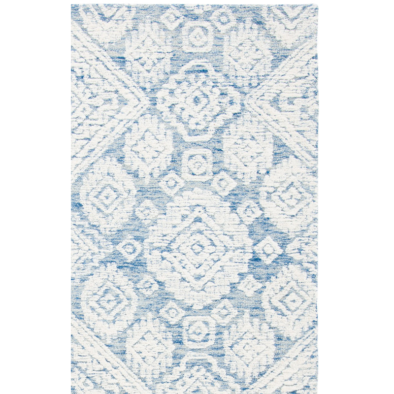 Metro Hand Tufted Indian Wool And Cotton With Latex Oriental Rug, Rectangle 4' x 6'