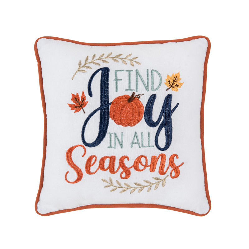 Find Joy In All Seasons Pillow