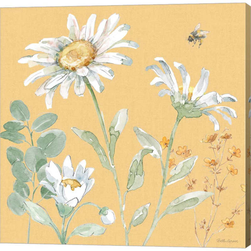 Décoration murale marguerites