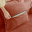 Repose-pieds Harrison - rouge velours