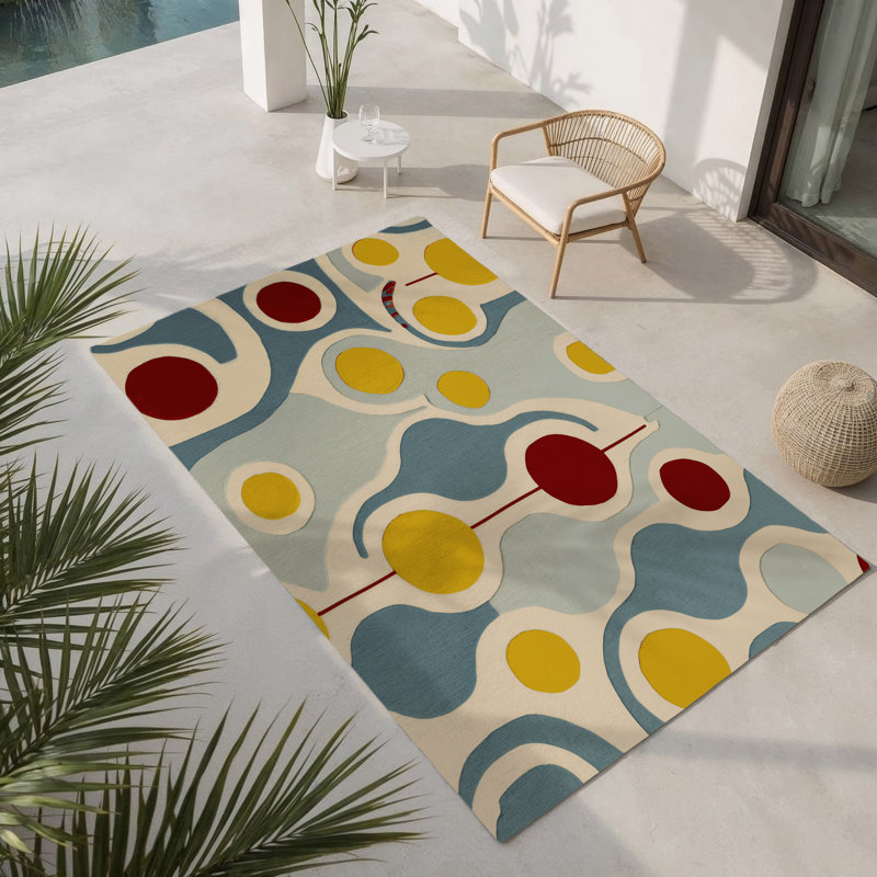 Tapis intérieur et extérieur Jubilant Wink, Rectangle 1 pi 6 po x 2 pi 6 po