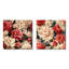 Cobbutown - Ensemble de 2 collages carrés floraux-101856203-101856209