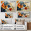 Technique mixte - Spirales abstraites, art mural-863332924-863332921