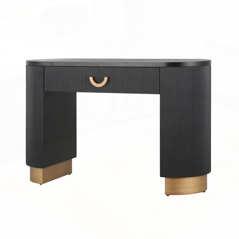 Console moderne avec tiroir fonctionnel pour espaces contemporains