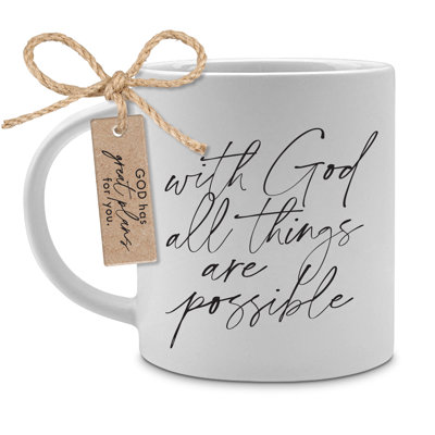 Tasse avec God All Things Are possible
