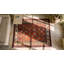 Antique Caucasian Allover Geometric Wool Hand Knotted Pile Coral / Salmon Pink 1880s Rug