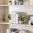 Decorative Artificial Eucalyptus Plant Bookend Set