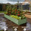 Grande jardinière surélevée galvanisée 8x2x1ft-1912245834